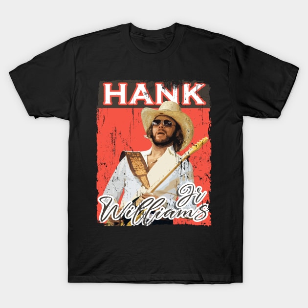 Hank Williams Jr On Guitar yellow color T-Shirt by freshtext Apparel10